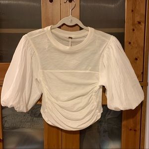 Free people balloon sleeve top